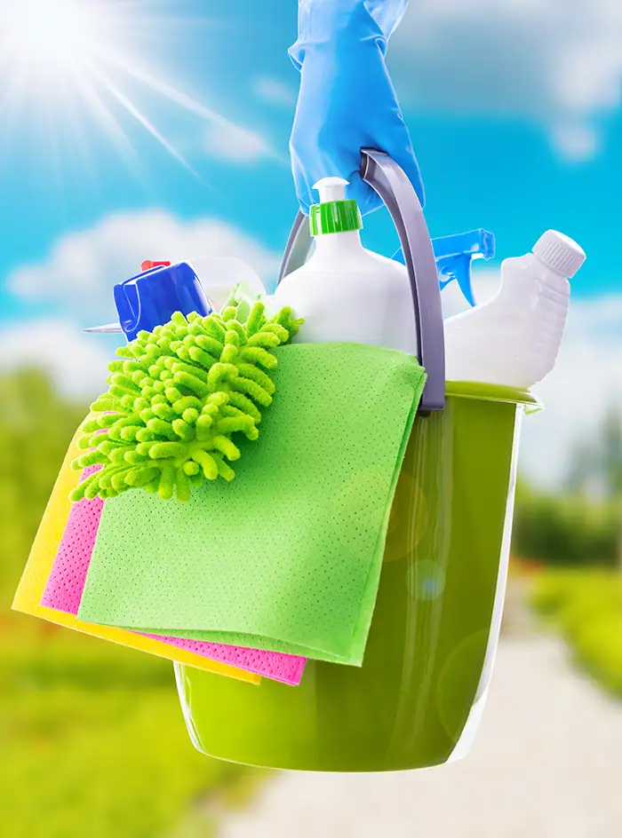 about image Image showing cleaning supplies.